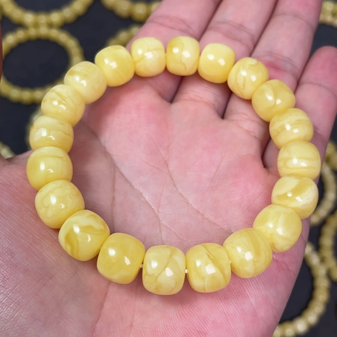裸石蜜蜡未镶嵌蜜蜡手串12mm