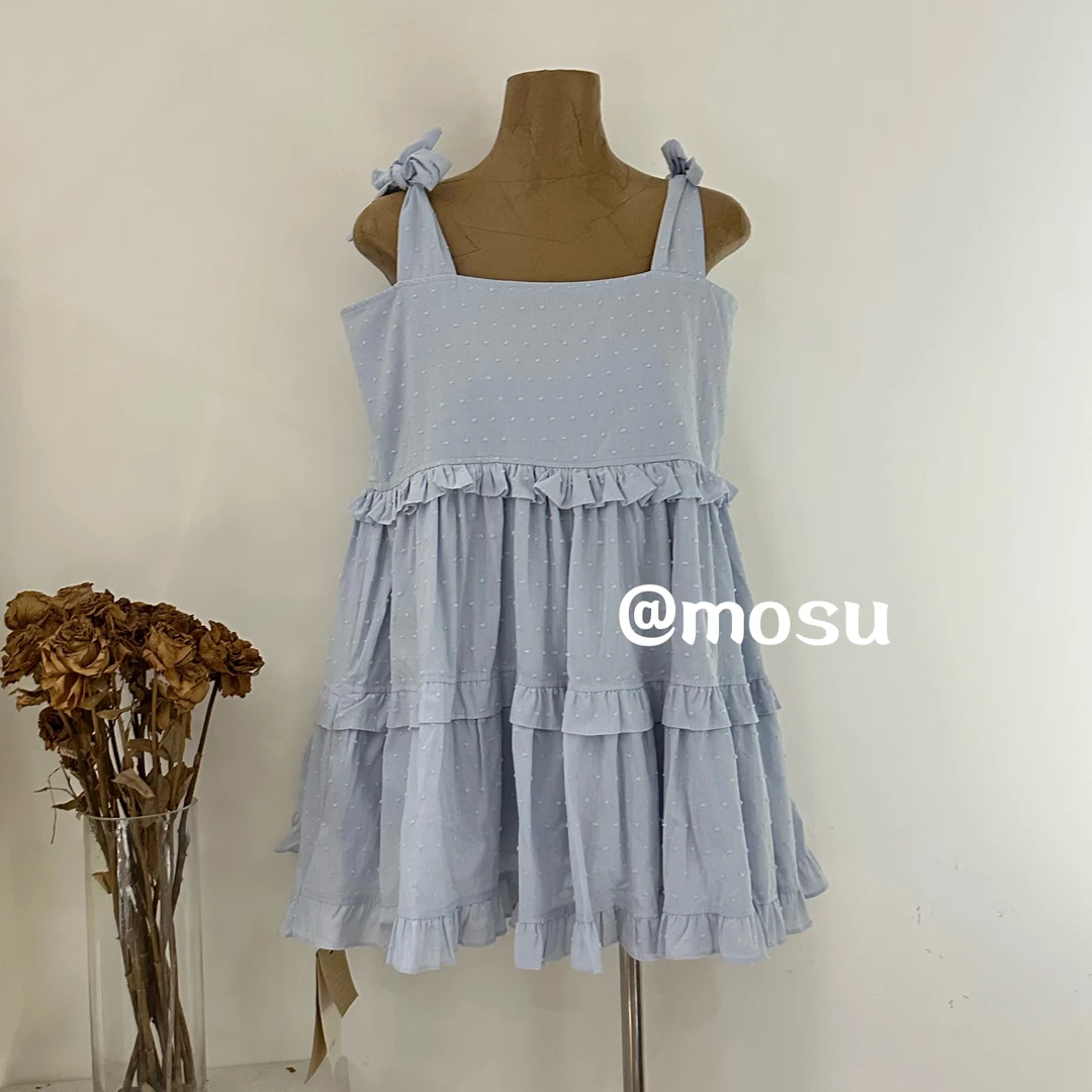901172（mosu.新款）蝴蝶结荷叶边绑带宽松上衣