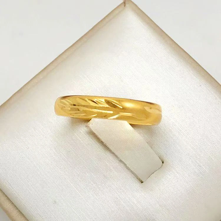 799-男女同款羽毛开口可调节工艺饰品戒指