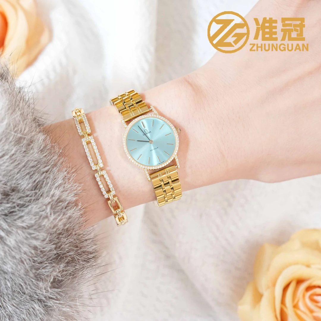 95新 Omega/欧米茄 24.5mm手动机械JM6217碟飞系列名表