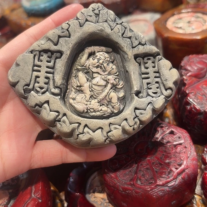 麻线鼓杯垫盖置茶宠