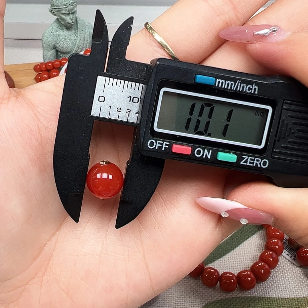 南红玛瑙18K金镶嵌颈饰福利款 保山路路通卡10mm+