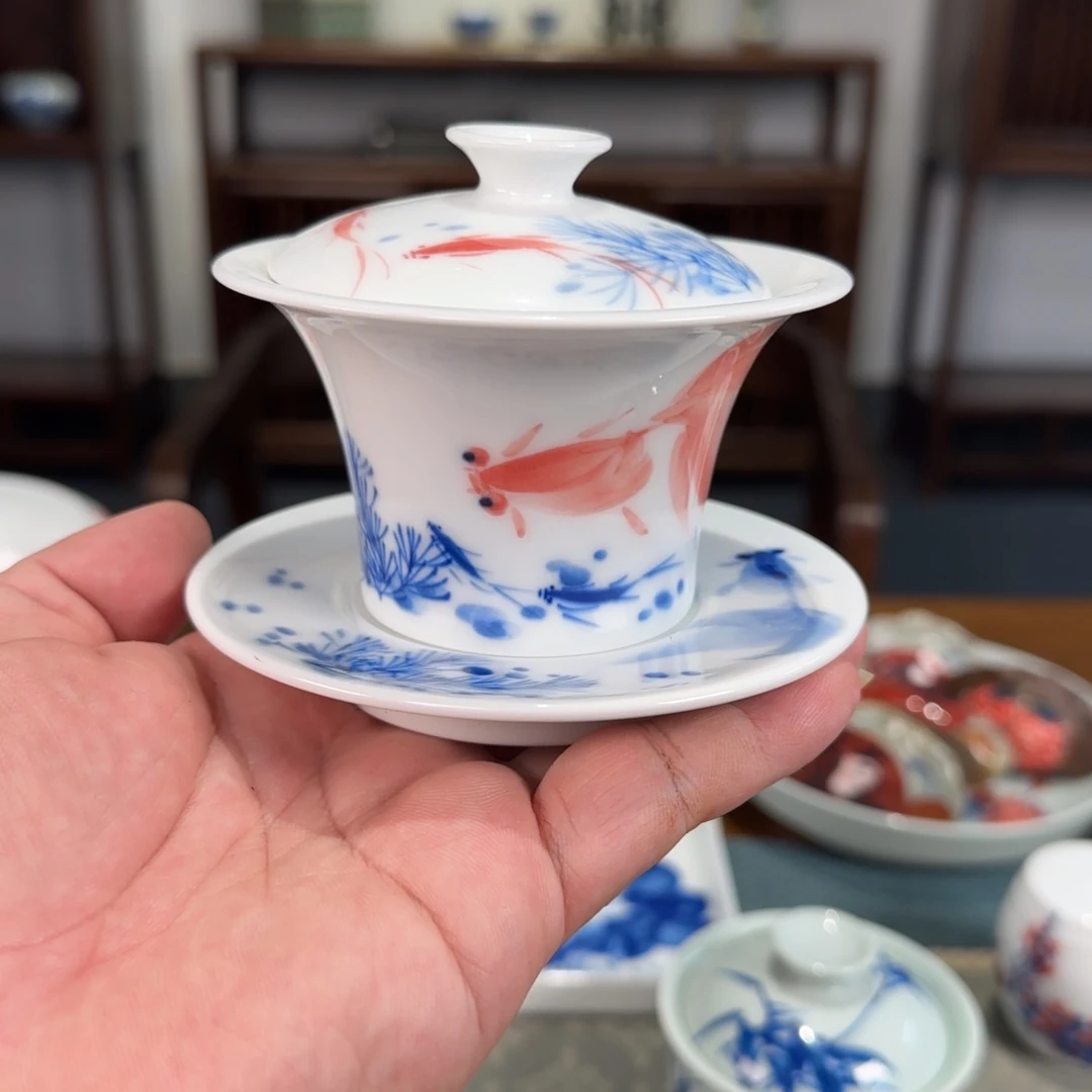 陶瓷杯子景德镇陶瓷艺术手绘