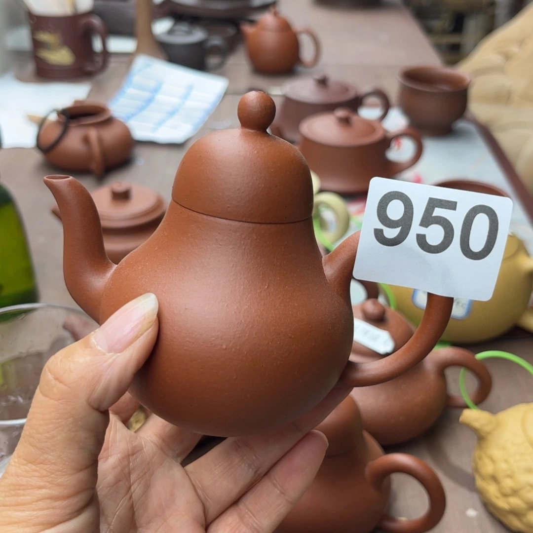 紫砂茶壶❤****小红泥半手170cc