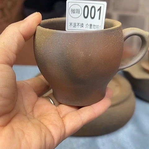 戬谷龙窑柴烧茶杯001