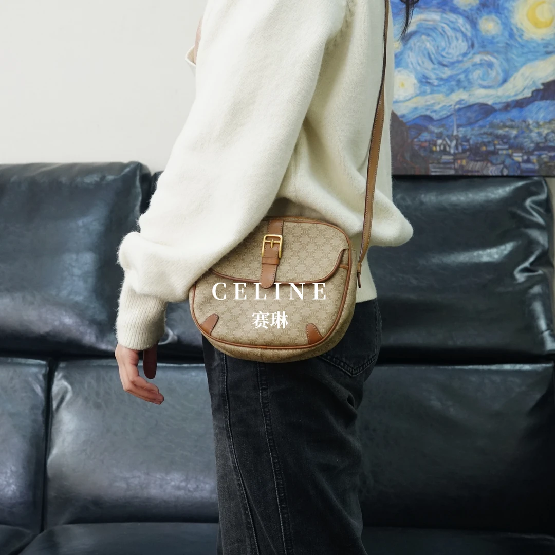 95新 Celine/思琳 米花斜挎包/FYJJ01427967/7967