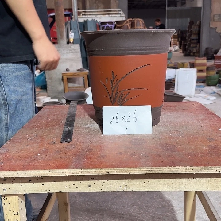 紫砂花盆盆景盆盆