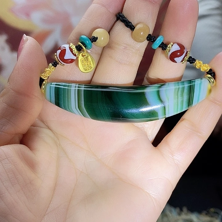玛瑙/玉髓合金颈饰