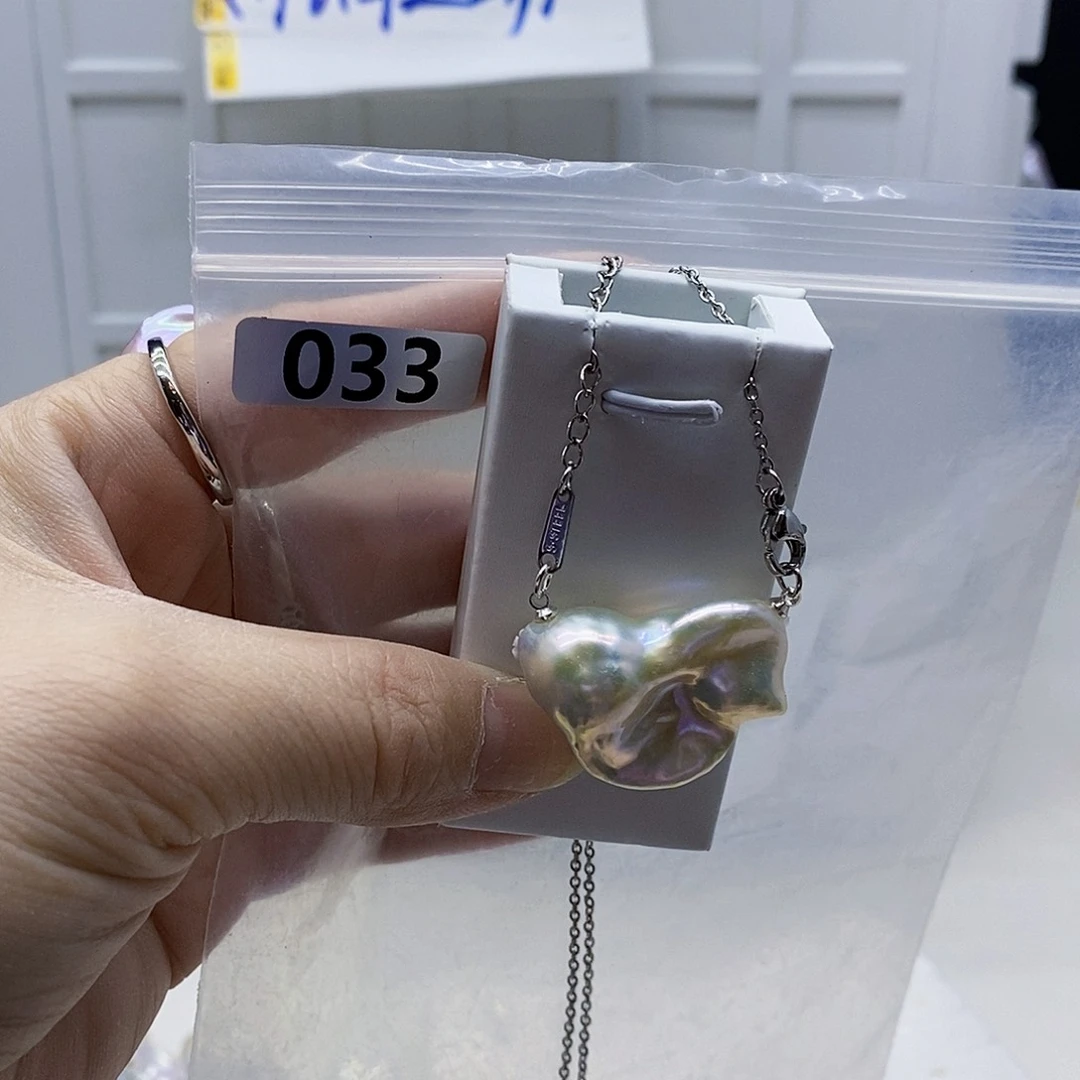 颈饰合金淡水珍珠