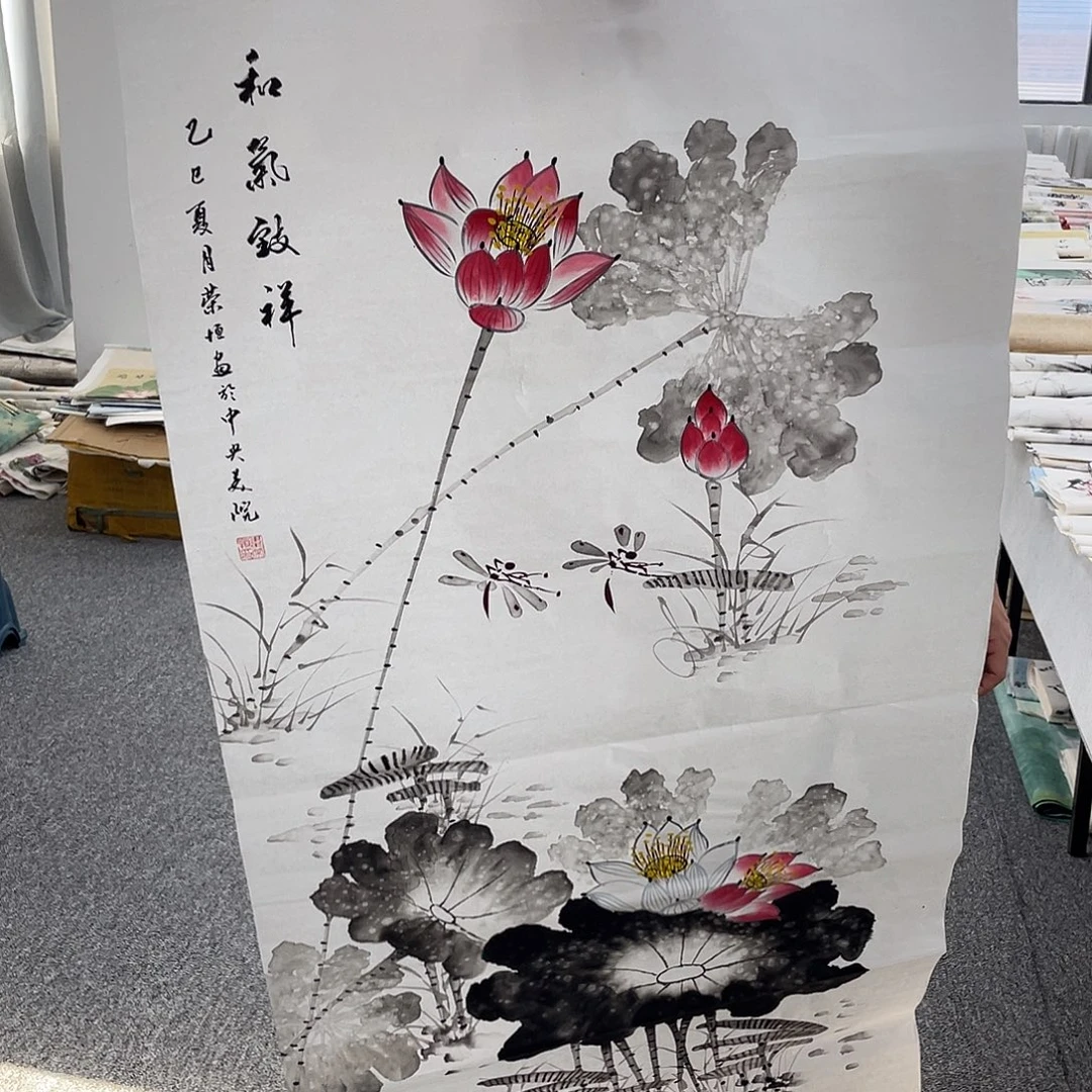 国画纯手绘字画宣纸