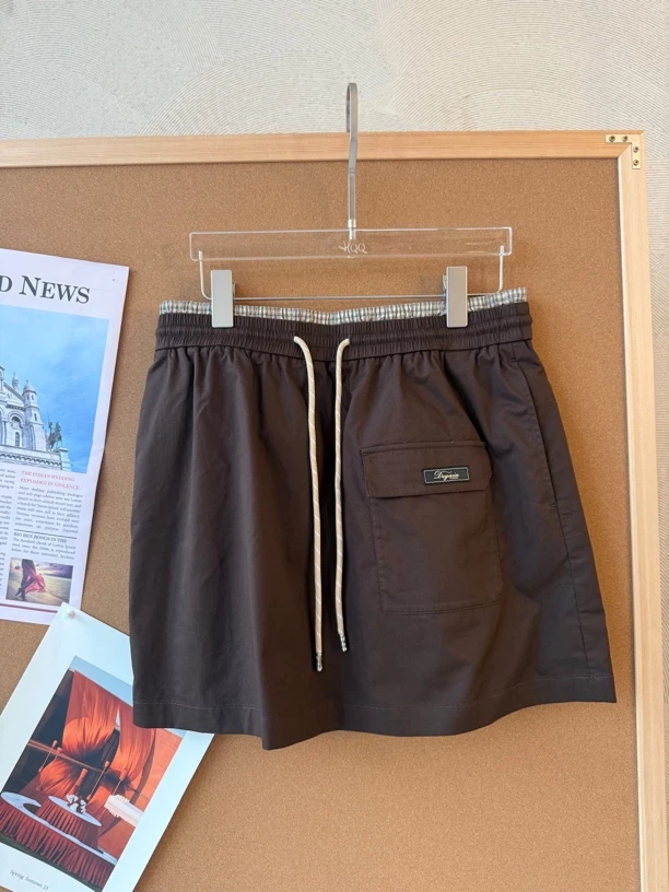 DEGAIA半裙 ｜工装潮流百搭撞色抽绳半裙170016