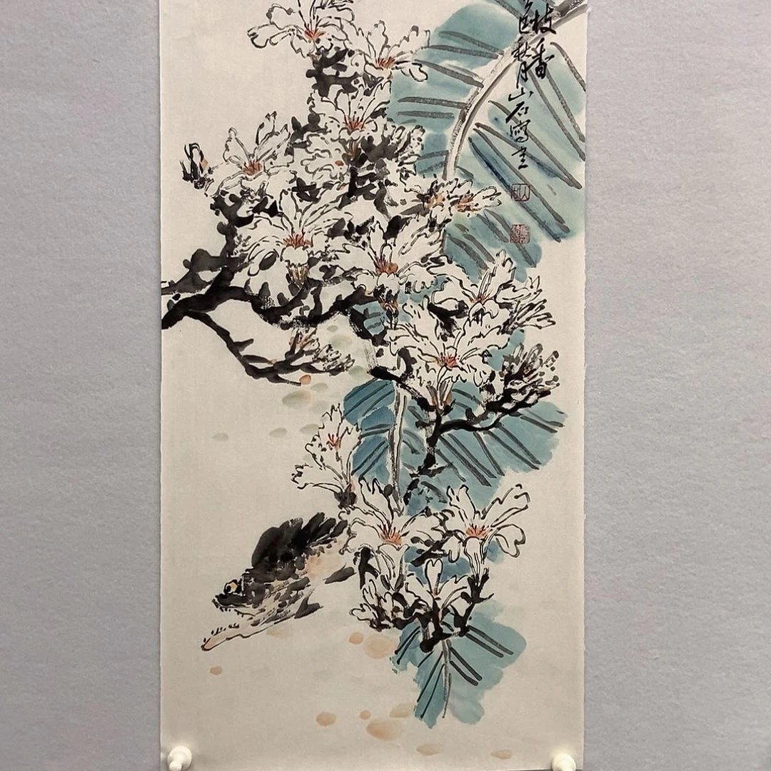 国画墨鱼精品墨鱼精品