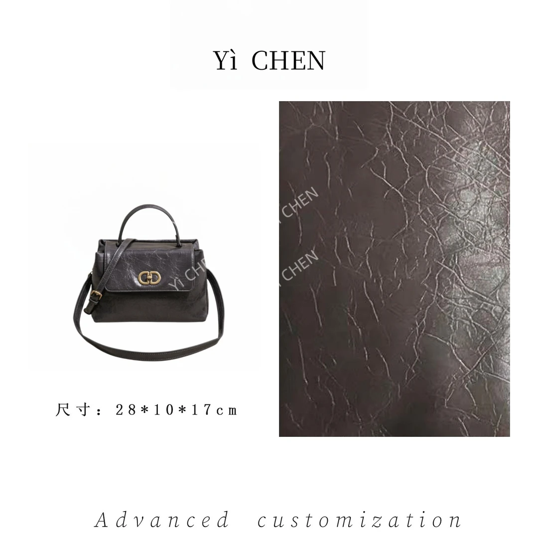 【Yì CHEN】SK-62978-墨灰 简约时尚女士新款轻奢单肩斜跨包