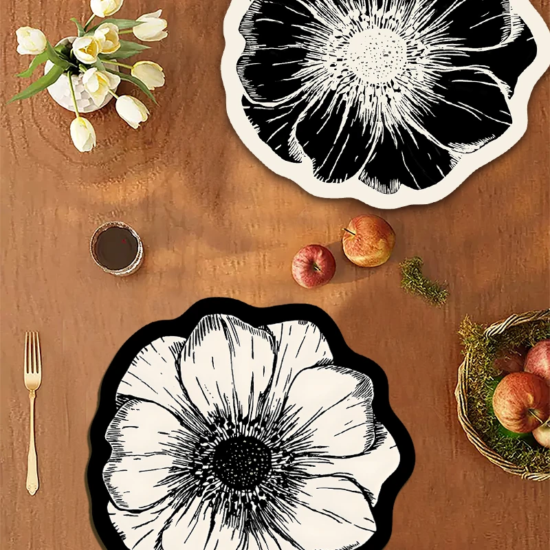 【佳奇精选】蔷薇花轻奢沥水垫厨房茶几台面防滑家用吸水防滑沥水垫