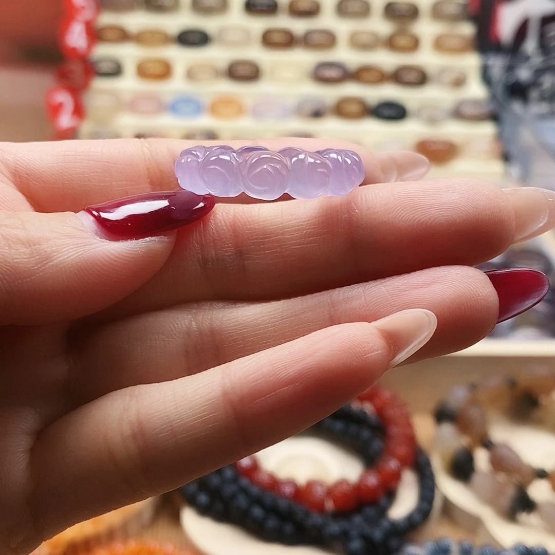 三***哥玛瑙/玉髓未镶嵌戒指