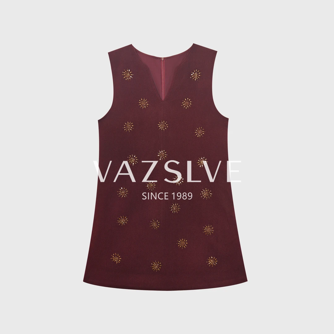【VAZSLVE/全新奢品】捡漏秋冬烫钻休闲百搭时尚半身裙Q96657