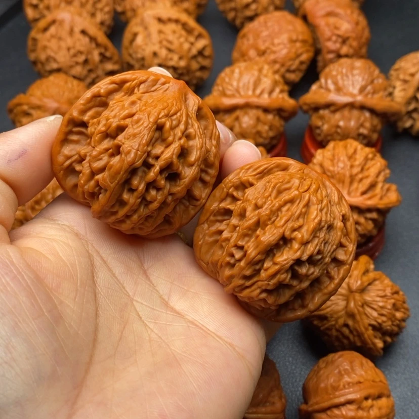 【闪购商品】文玩核桃把件43虎头