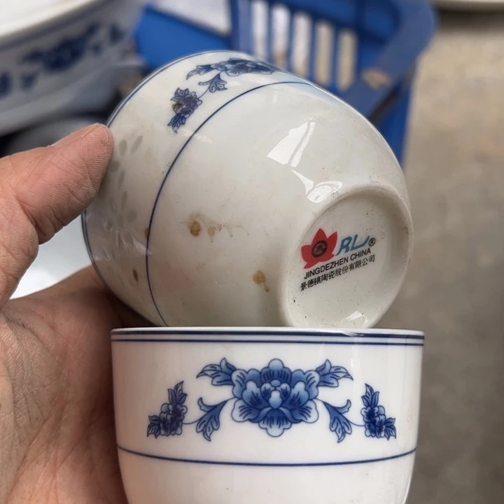 天香翡翠两个陶瓷