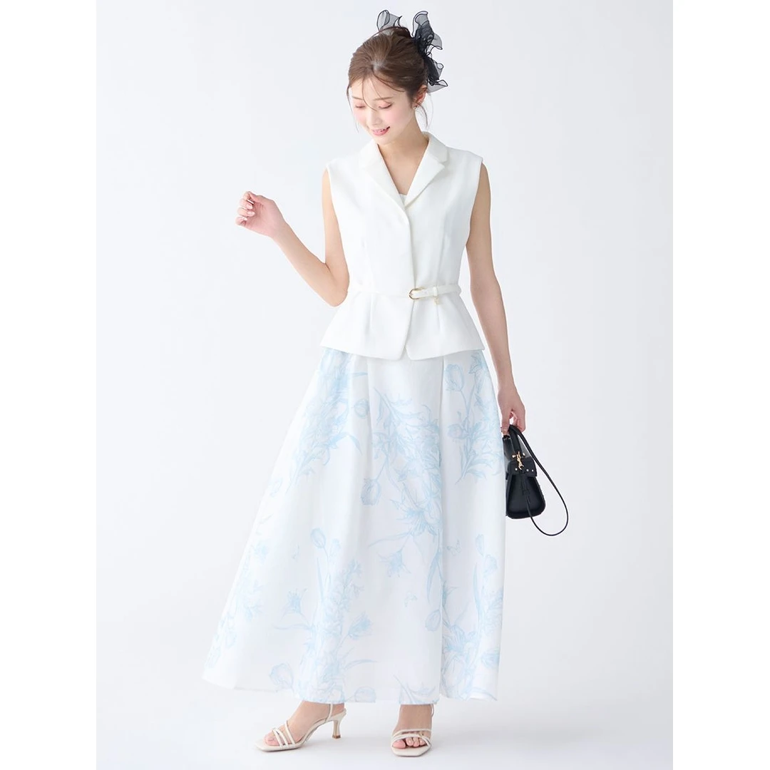 【六哥家】夏季新款 C 原创设计感简约棉质纯色时尚荷叶边短马甲