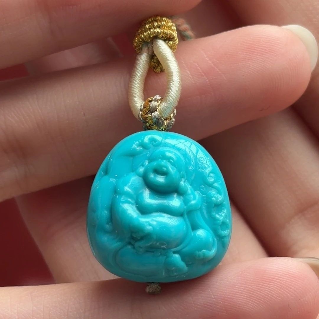 绿松石未镶嵌颈饰