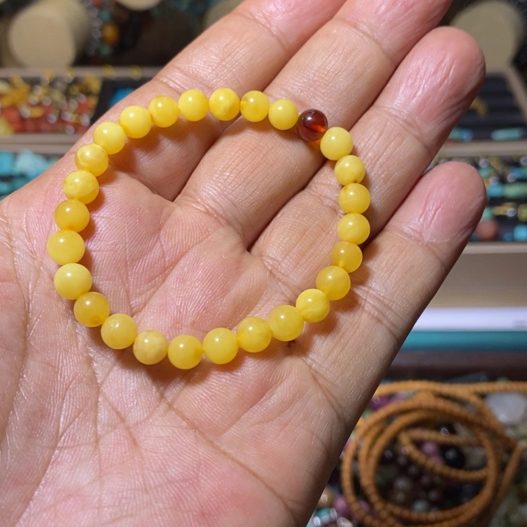 蜜蜡未镶嵌裸石配饰