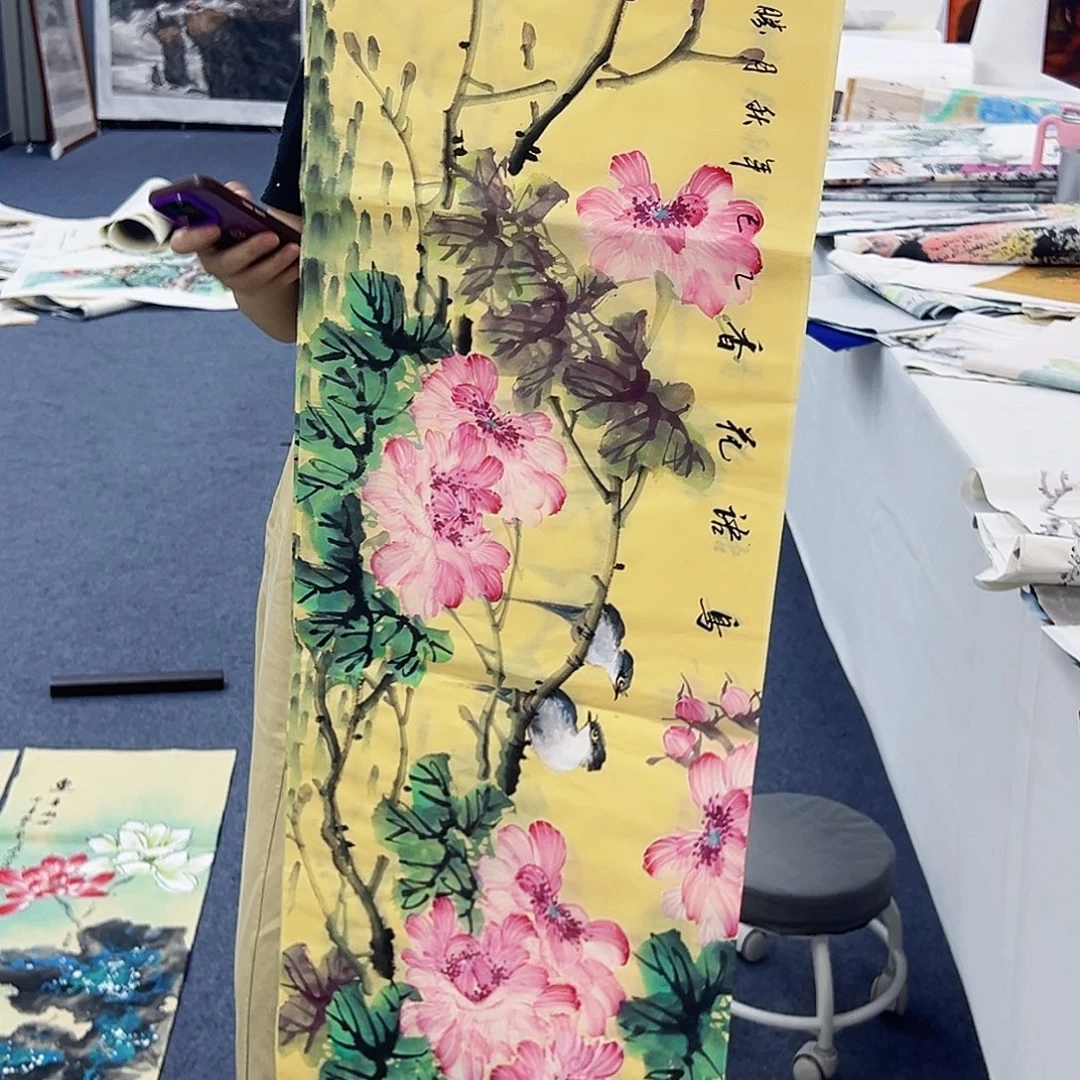 国画事事顺心如意万事