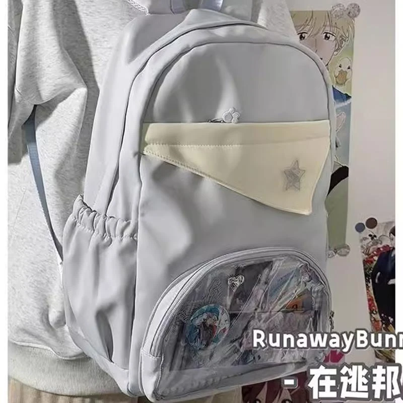 日系高颜值书包初中生女生原创双肩痛包学生党休闲轻便大容量背包