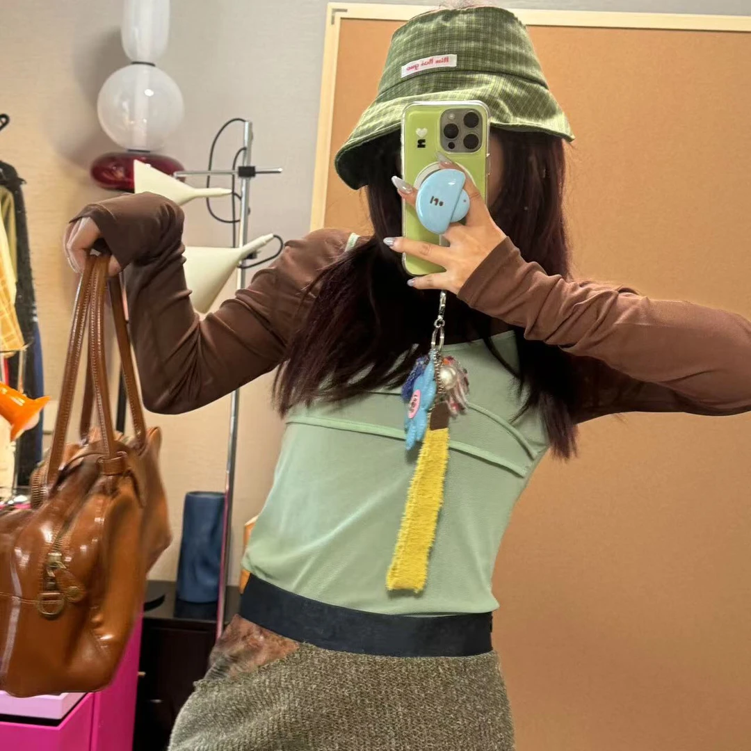 韩版两件套弹力T恤