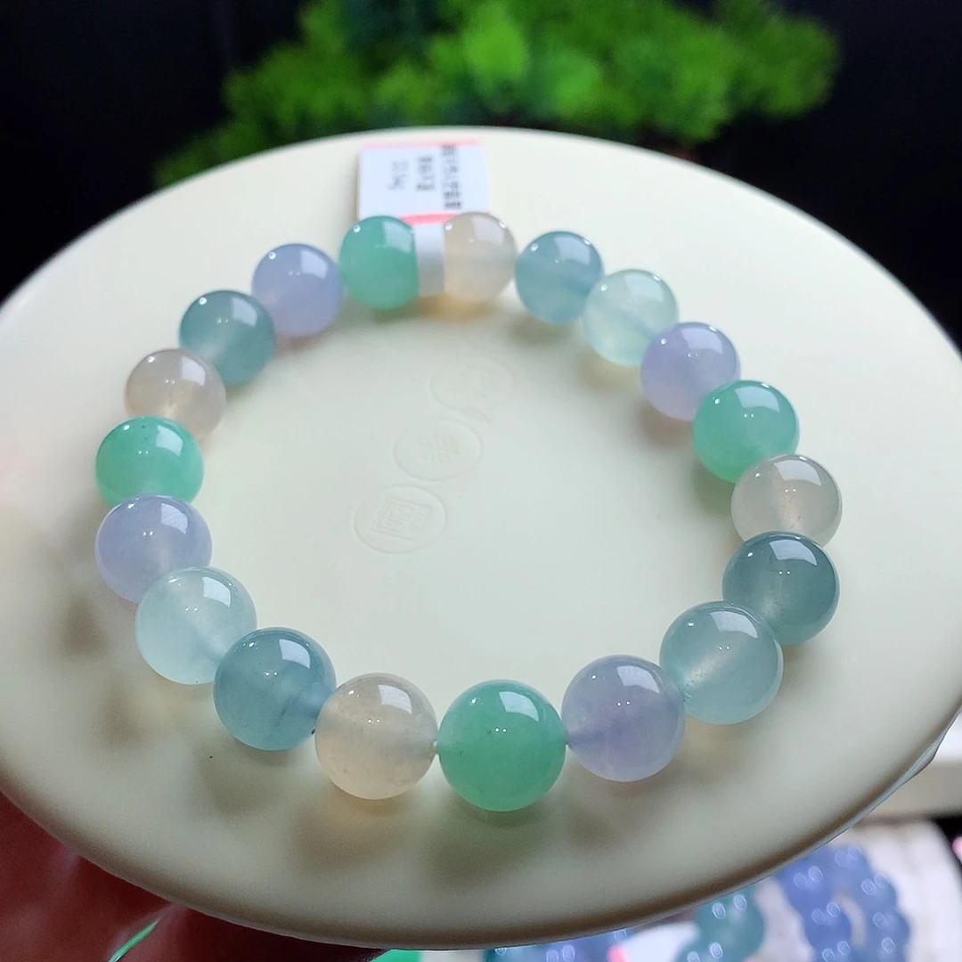 未镶嵌手串翡翠卡10mm