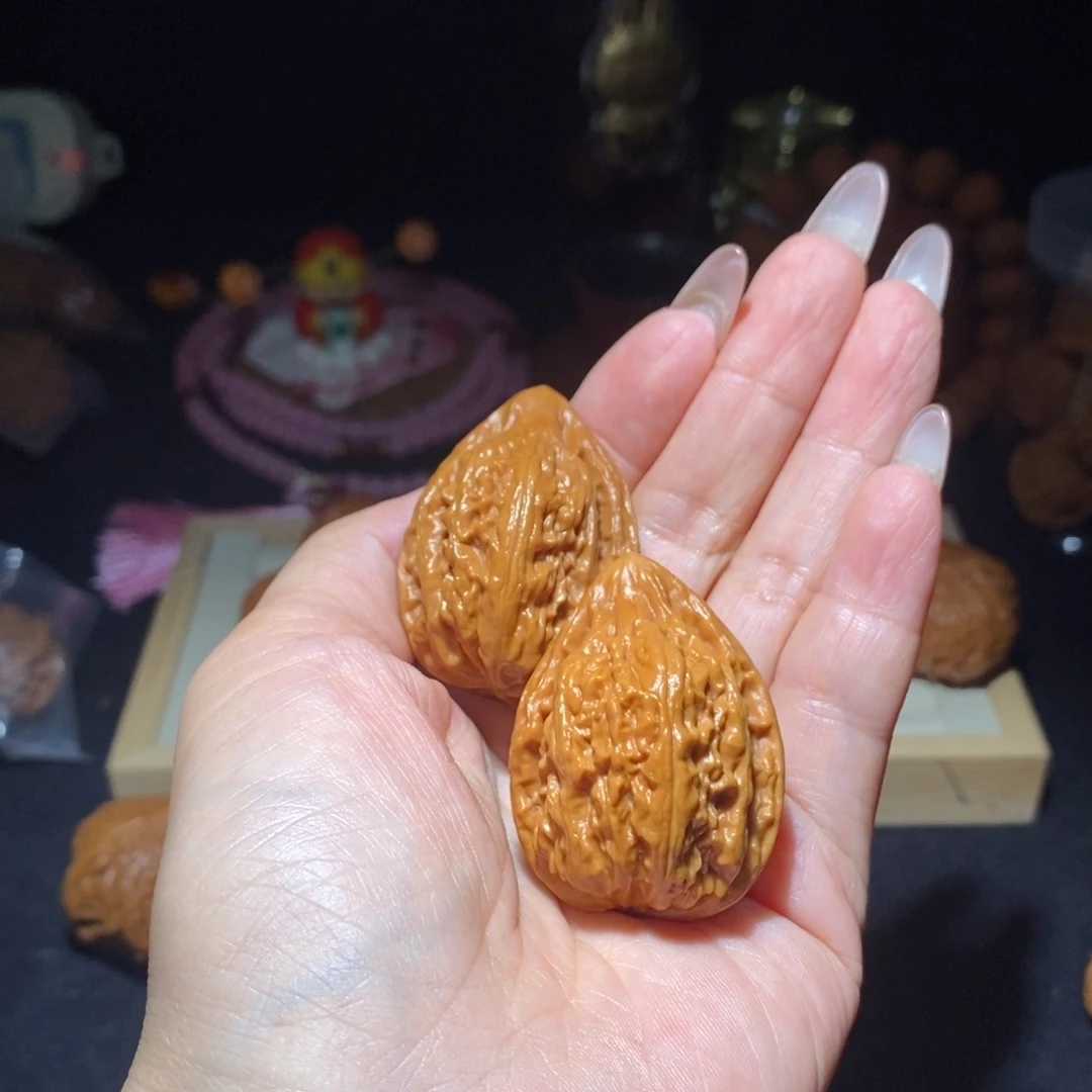 文玩核桃吊坠瓷瓶鸭嘴33