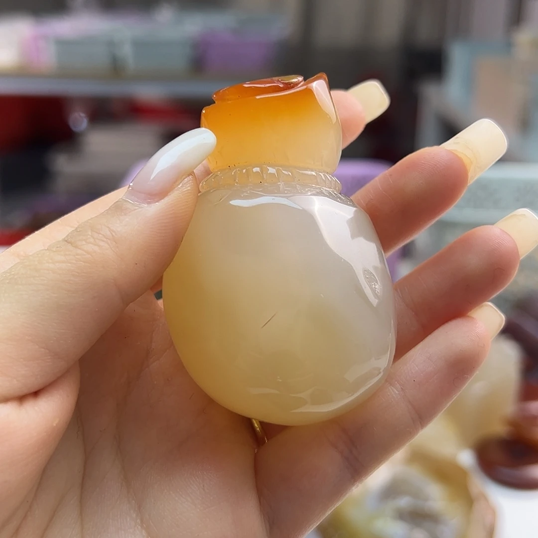 玛瑙/玉髓未镶嵌吊坠(不含链)