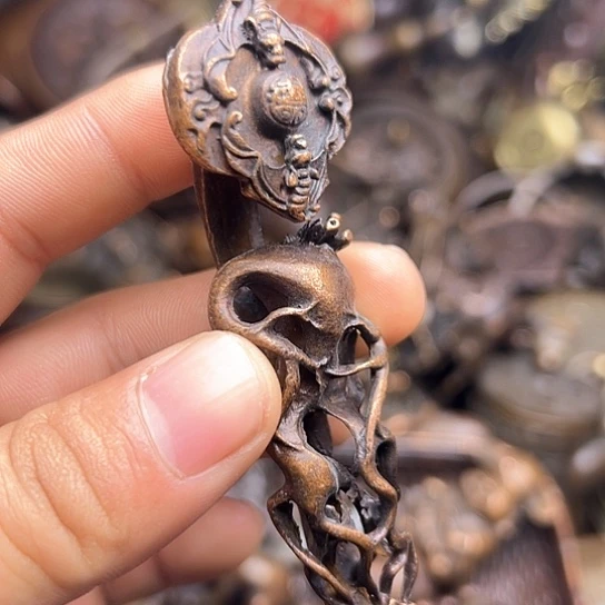 铜制文玩把玩物件