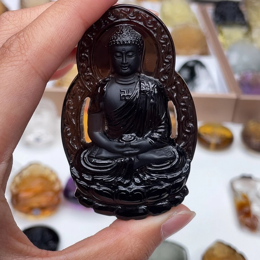 未镶嵌颈饰水晶定制吊坠如来