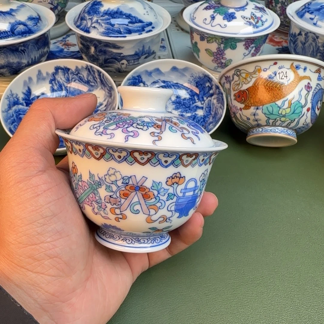 陶纯手工纯手绘茶具316