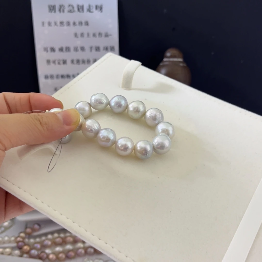 手绳钛钢淡水珍珠