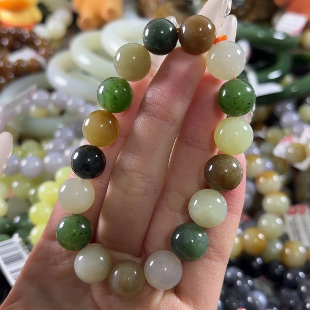 和田玉未镶嵌手链104