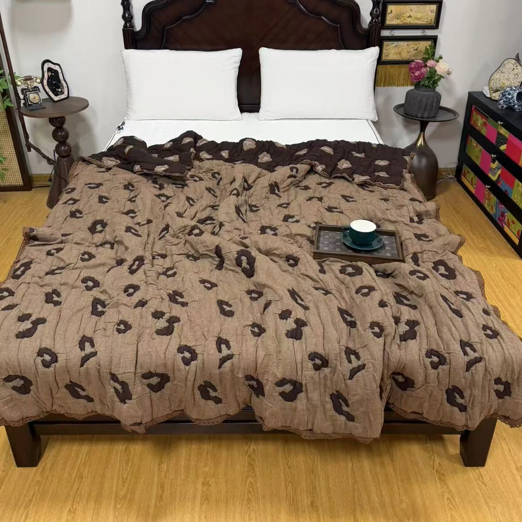毛病大 处理品！十层纱泡芙被双人200*230～会起小毛球会缩水V011