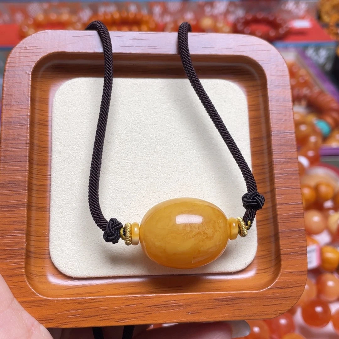 蜜蜡未镶嵌颈饰项链