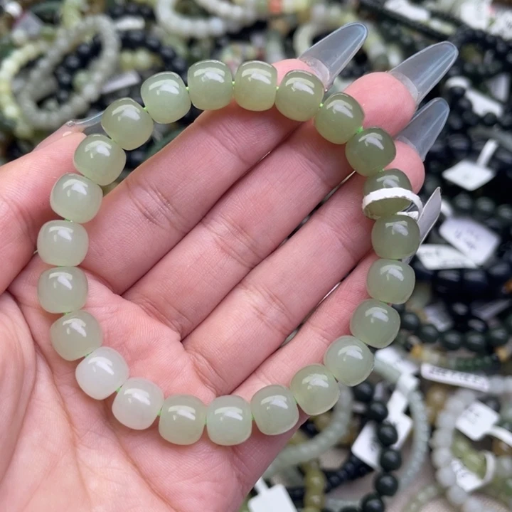 和田玉未镶嵌手链