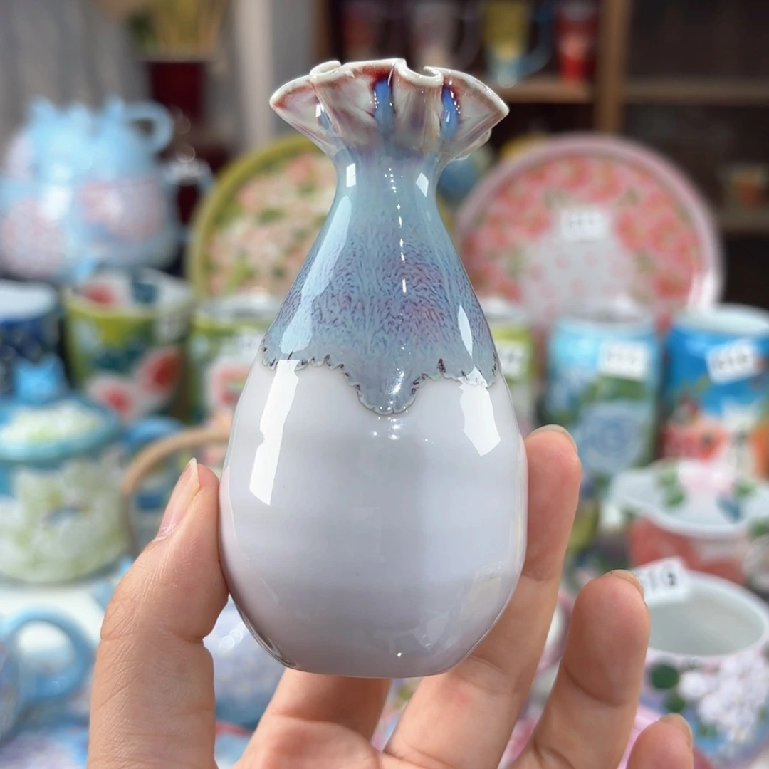 景德镇手绘高温釉下彩陶瓷茶具