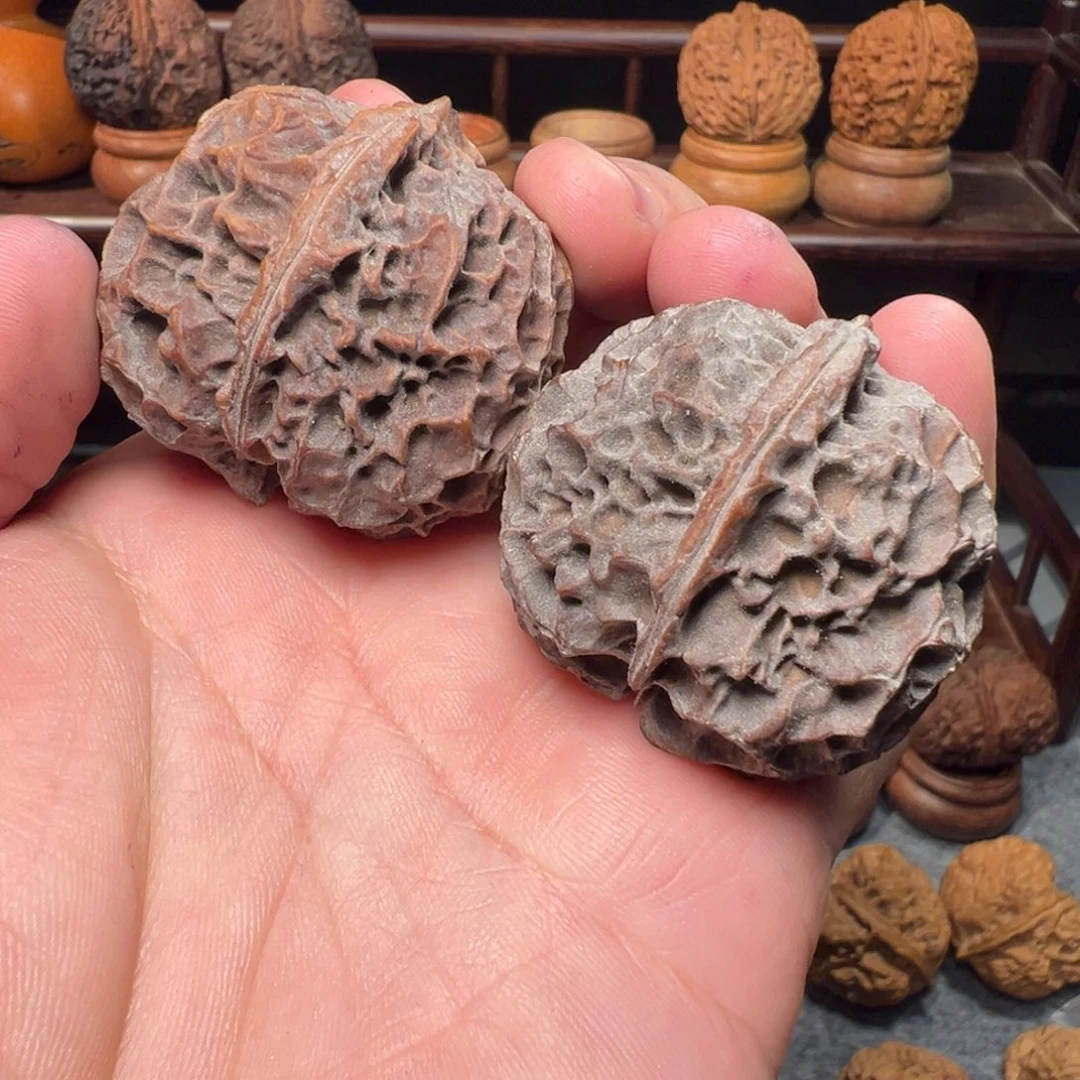 吊坠文玩核桃凤凰牡丹42mm