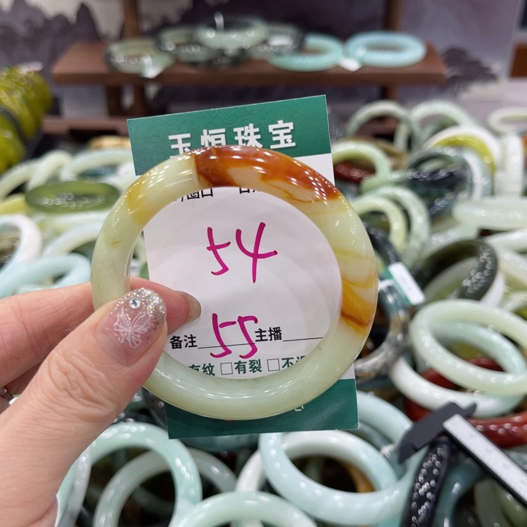 岫玉未镶嵌手镯手镯