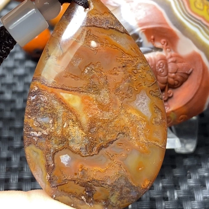 玛瑙/玉髓颈饰未镶嵌涛****项