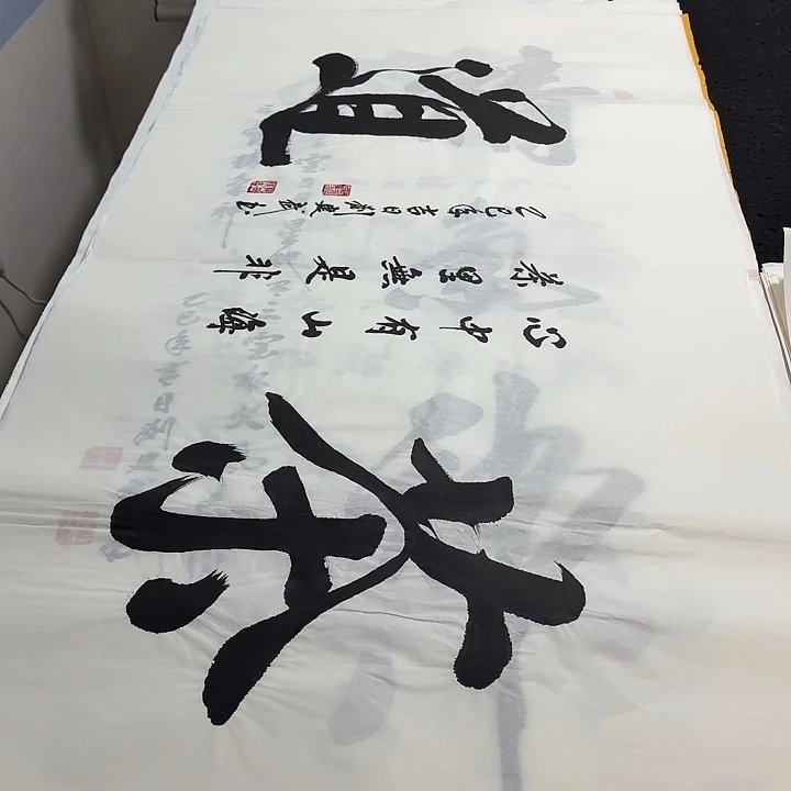 书法老师精品行书平尺