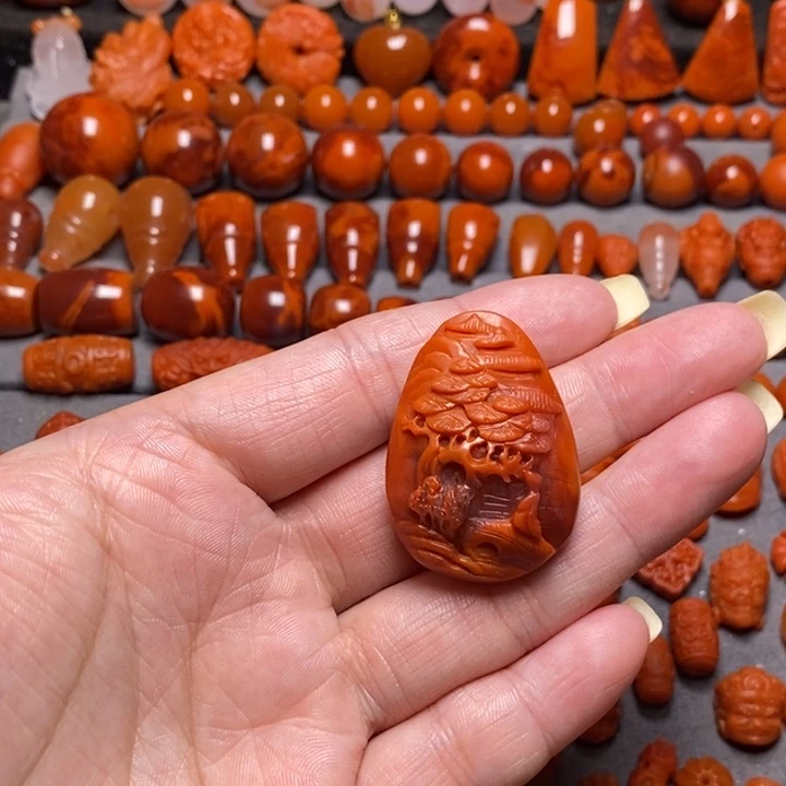 南红玛瑙未镶嵌配饰
