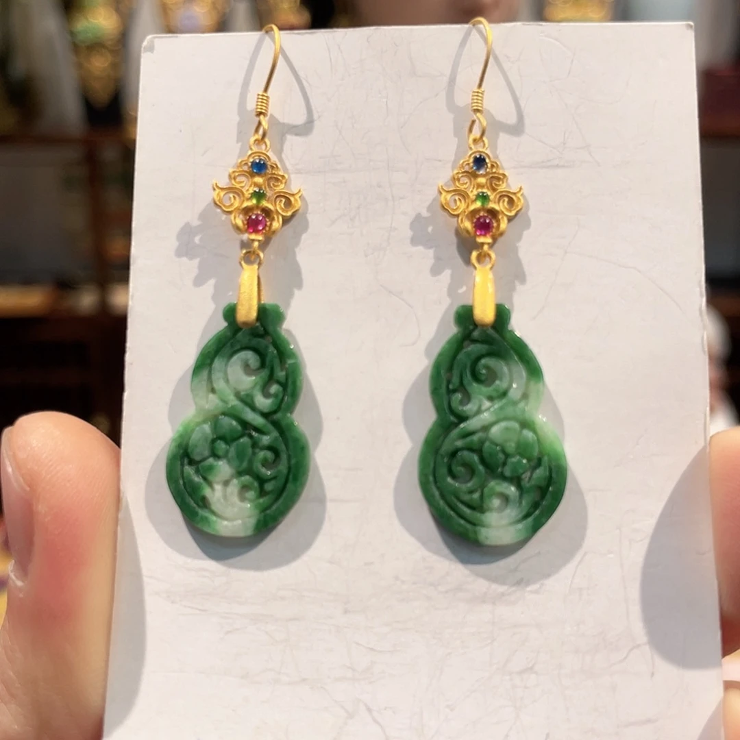 锦纶铁合金耳坠耳饰