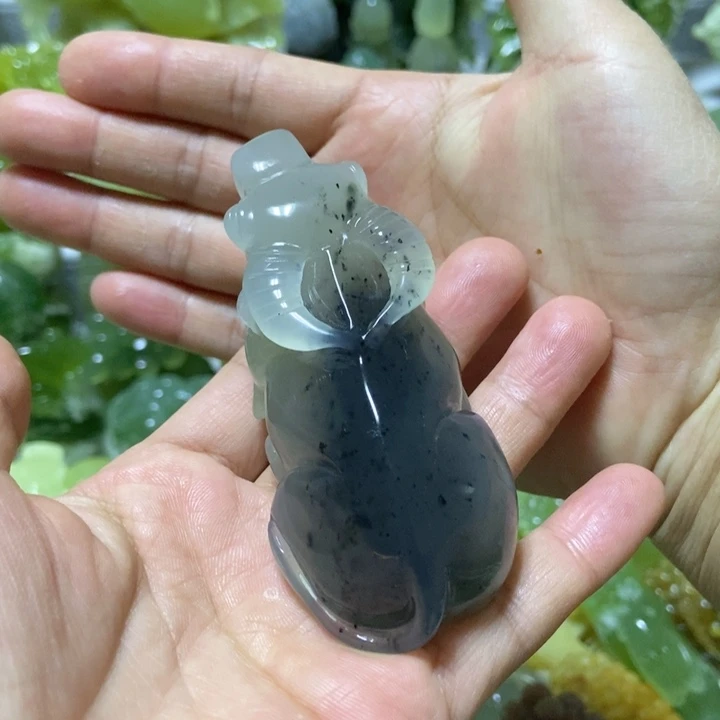 【闪购商品】未镶嵌蛇纹石玉把件