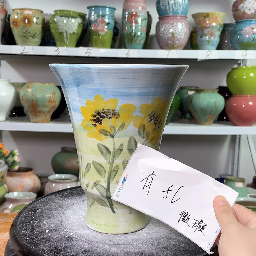 景德镇陶瓷花盆花器暇256