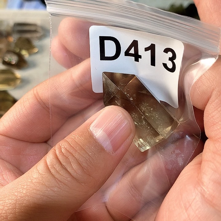 烟晶天然水晶柱子D413未镶嵌Z**L