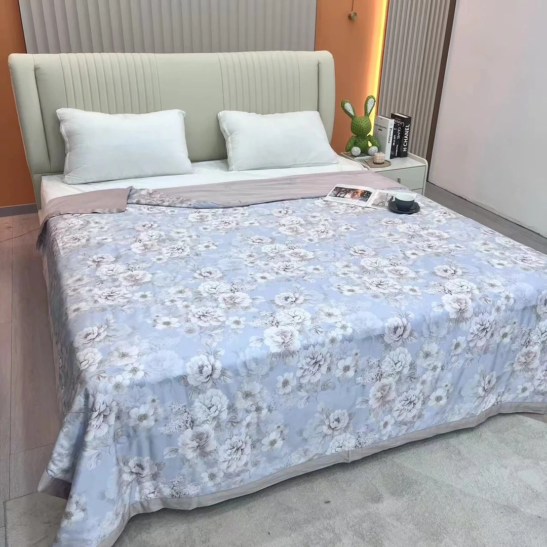 【乐微蓝】200*230cm蚕丝天丝棉被柔软顺滑轻奢天丝夏被